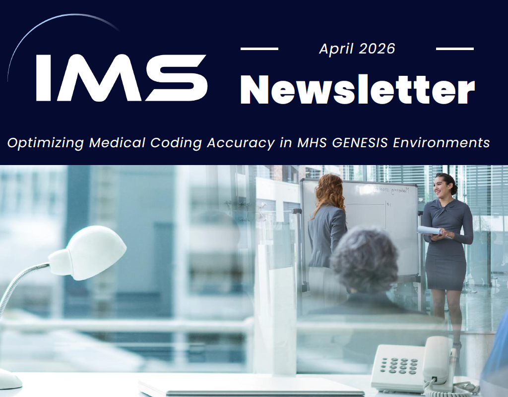 Heading of the IMS April 2026 newsletter