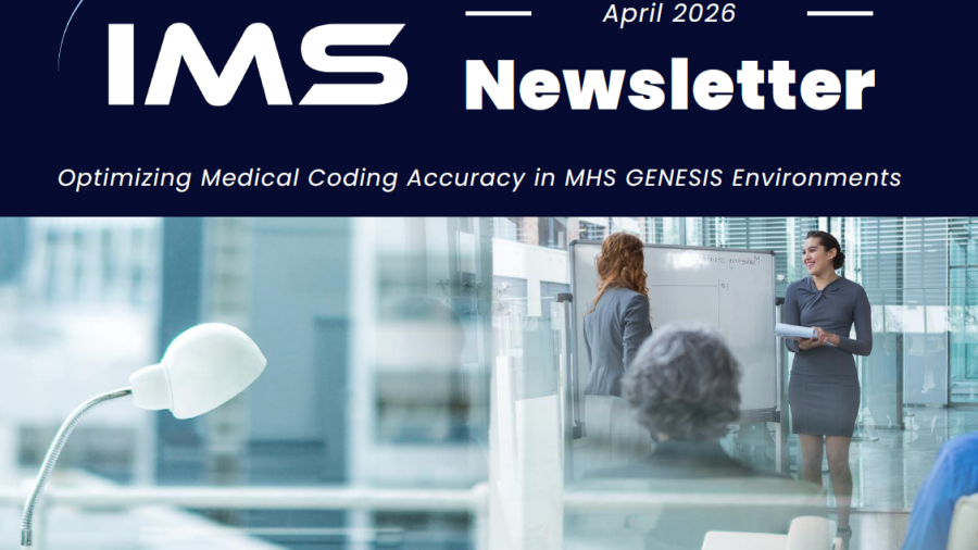 Heading of the IMS April 2026 newsletter