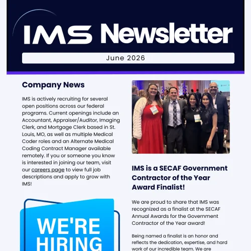 Preview of the first page of the newsletter